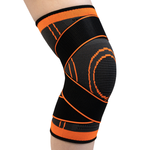 מקצועי 3d סרוג 3D סרוג הברך שרוול מגן הברך עם רצועות מתכווננות נשלפות לוגו מותאם אישית - Product Image 5