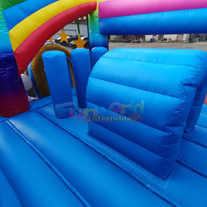 Château gonflable licorne commercial pour enfants avec toboggan intégré – Vente en gros - Product Image 5