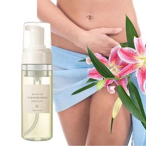 Влагалищный Ph баланс Yoni мыть Одуванчик корень алоэ Антибактериальный очищающий женский гигиенический уход интимный влагалищный пенный гель для мытья - Product Image 6