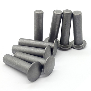 Ijzeren Klinknagel Remachadora Para Remaches Solidos Cabeza Plana Koolstofstaal Platte Kop Massieve Klinknagel Voor Rem-En Koppelingsvoering - Product Image 4