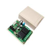 Module émetteur sans fil 12-36V 433MHz, 2 pièces, récepteur DC12V 24V et télécommande étanche pour éclairage de porte de Garage