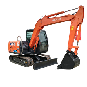 Sûr et fiable Japon Hitachi zx60 utilisé mini pelle 6 tonnes d'occasion pelle domestique en bon état - Product Image 1
