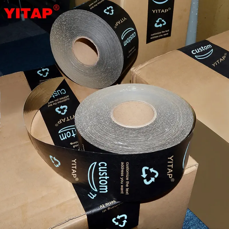 Wholesale Amazon Printed Kraft Paper Prime Packaging Rubber Tape