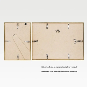 Direkt vom Hersteller: Rechteckiger Bilderrahmen aus Aluminiumlegierung, Kreativer Displayständer, Wandmontage, 5/6/7 Zoll, Moderner Einfacher Vollrahmen - Product Image 4