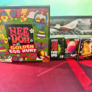 Nouveau produit NeeDoh Golden Egg Treasure Hunt Game - Jouet gyroscopique pour enfants, boîte de <span class=keywords><strong>jeu</strong></span> de Pâques, jouet sensoriel anti-stress à presser - Product Image 6