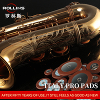 Manufacturer Wholesale Retail Musical Instruments High F#Bb Key Golden Lacquer A1 the Tone Is Magnetic and Warm Tenor Saxophone