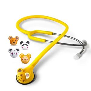 Stéthoscope pédiatrique à tête unique de style dessin animé animaux adorables pour enfants et bébés - Product Image 1