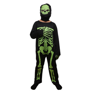 Disfraz de Esqueleto Brillante en la Oscuridad para Niños, Traje de Halloween, Disfraz Infantil para Fiestas de Cosplay - Product Image 2