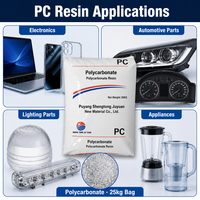 Pellets PC Transparan Tahan Api Resin Polikarbonat untuk Bahan Baku Plastik Rekayasa Wadah Transparan
