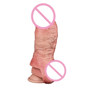 ORALSX Silicone Penis Sleeve Hollow <b>Dildo</b> Cock Sheath Delay Ejaculation Condom Penis Cover Sex Toys for Men Dick Enlargement - Product Image 6