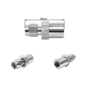 Connettori di fabbrica <span class=keywords><strong>RP</strong></span> <span class=keywords><strong>SMA</strong></span> maschio <span class=keywords><strong>Plug</strong></span> to FME maschio adattatore adattatore convertitore garanzia qualità RF coassiale connettore adattatore coassiale - Product Image 1