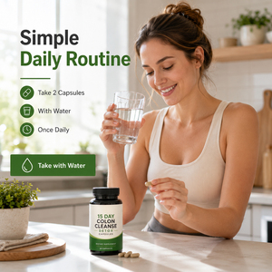 Capsules Détoxifiantes Antioxydantes Végétariennes Sans Gluten de Haute Qualité pour Nettoyage du Côlon en 15 Jours – Favorise la Perte de Poids et la Santé Intestinale - Product Image 3