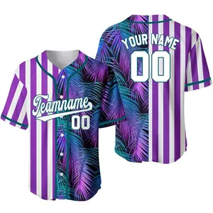 Customized Women Reversible Baseball Jersey Sportswear Shirts Blank Wear Hawaiian Tees Men Volleyball Softball Uniforms