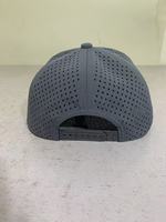 Gorra de Béisbol Deportiva de Poliéster Impermeable de 5 Paneles con Logotipo de Diseñador Personalizado, Gorra de Golf con Perforaciones Cortadas con Láser