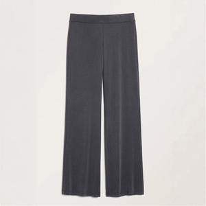 <span class=keywords><strong>Monki</strong></span> <span class=keywords><strong>Pantalon</strong></span> évasé à taille haute élastique pour femme Spandex/Nylon <span class=keywords><strong>Pantalon</strong></span> décontracté ample de couleur unie de grande taille - Product Image 3