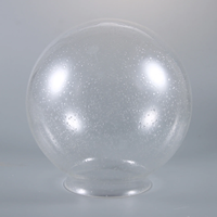 Abat-jour en verre opale blanc laiteux soufflé sur mesure, boule de verre ronde soufflée à la main, couvercle de lampe pour remplacement de suspension ou applique murale