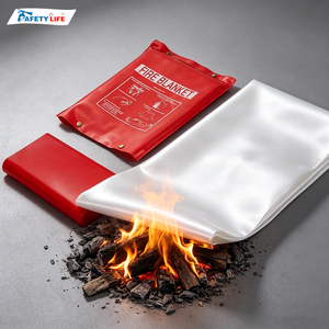 Couverture anti-feu d'urgence en fibre de verre 100% de haute qualité pour la protection et l'évacuation en cas d'incendie - Product Image 2