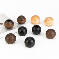 Tapas de Bambú Ecológicas para Botellas de Perfume Cilíndricas - Diseño Portátil Ideal para Viajes, Hogar y Oficina