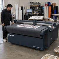 Máquina Automática para Cortar Vinilo para Automóviles, Cortadora de Película para Ventanas, Plotter VFR1312, Plotter de Corte Plano Digital