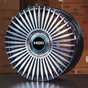 Tapas de centro flotante personalizadas HQG 16 17 18 19 20 21 22 pulgadas 5x100 5x120 ruedas forjadas Blackfull 1/2/3 piezas ruedas para Audi - Product Image 3