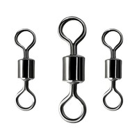Mousqueton à huit émerillons en acier inoxydable à grande vitesse de style américain pour la pêche au leurre et les émerillons Accessoires Fournitures