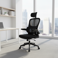 Chaise de bureau pivotante en maille de haute qualité pour usage commercial, chaise d'ordinateur robuste avec vérin à gaz
