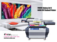 Impresora UV Galaxy Jet 6090 tamaño A1 i3200/xp600 inyección de tinta digital plana para caja de teléfono máquina de impresión de tarjetas y alimentos