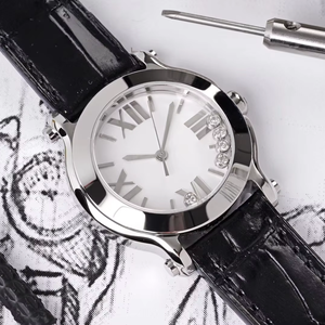 Montre compacte et raffinée pour femme, tendance mode, en acier inoxydable, mouvement mécanique à quartz, avec diamants roulants, étanche - Product Image 1