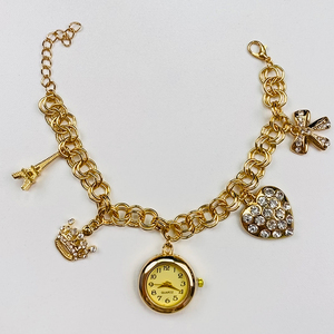 <span class=keywords><strong>Montre</strong></span> à Quartz Bracelet <span class=keywords><strong>Tendance</strong></span> Design Personnalisé avec Perles pour <span class=keywords><strong>Femme</strong></span>, Montres-Bracelets de Luxe en Gros pour Filles - Product Image 2