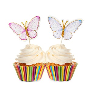 24 décorations de cupcakes super-héros et Avengers pour fêtes d'anniversaire d'enfants, fournitures de décoration de gâteaux, baby shower, desserts DIY - Product Image 3