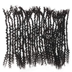 Nuovo prodotto all'ingrosso estremità ricci stretta dea Locs Afro crespo capelli umani all'uncinetto Dreadlocks - Product Image 4