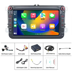8''car đài phát thanh Android 2 DIN cho Volkswagen Jetta Golf 5/6 Polo 6R VW Passat CC TIGUAN autoaudio Carplay đa phương tiện Navigation <span class=keywords><strong>GPS</strong></span> - Product Image 5