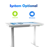 Table interactive intelligente 43 pouces 4K à écran tactile relevable pour les écoles - Affichage texte/animation/graphiques Android 11/12 pour usage intérieur