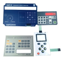 China Factory Price MBR Brand DIY Keypad Keyboard Instrument Cluster Faceplates Membrane Switch Keypad Graphic Overlay for