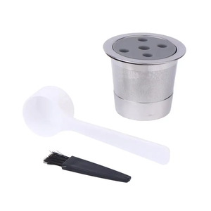 <strong>ICafilas</strong> Compatible Keurig K45 Reusable Metal K Cup Hardware with Hole Design for Coffee Capsules - Product Image 2
