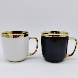 European Luxury Phnom Penh Ceramic Coffee <b>Cup</b> Handheld Eco-Friendly Drinkware With Customizable Logo Design - Product Image 4