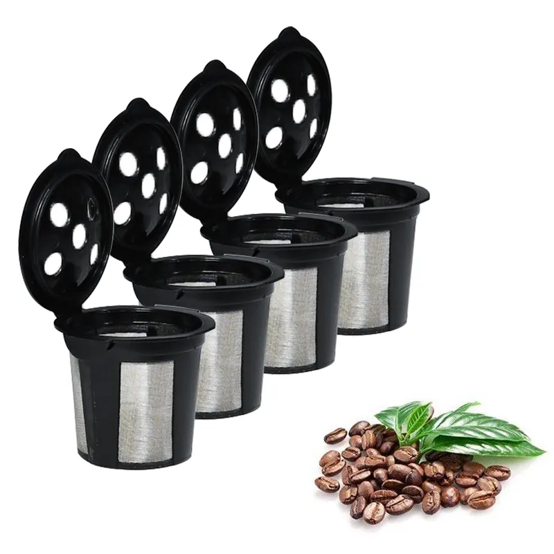 BPA miễn phí tái sử dụng K ly cà phê lọc bơm lại k Cup cho keurig