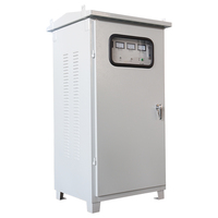 Stabilisateur de tension automatique triphasé 50KVA 100KVA longue durée de vie en cuivre de haute précision étanche pour le Type de courant alternatif SVC