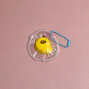 CHENX Venta al por mayor Popular Personalizado Kawaii Mochi Nube Fruta Juguetes Blandos Colgante de Bolsa Mango Naranja Antiestrés Fidget Unisex TPR - Product Image 3