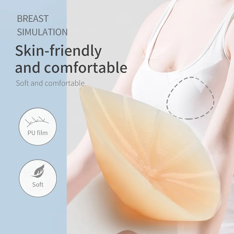 Mastektomie Brust form Leicht gewicht zum Schwimmen Silikon Brust prothese Match Post Surgery BH mit Taschen