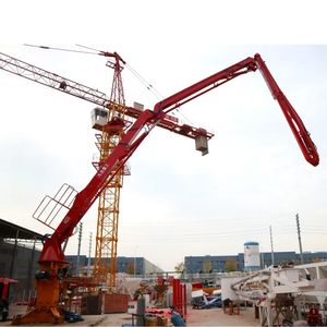 Distribuidor de Concreto de Plataforma Móvil Hidráulica de Alta Calidad de la Marca JIUHE, Pluma de Colocación de Concreto de 28 Metros - Product Image 3