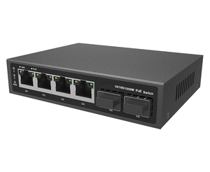 สวิตช์ PoE กิกะบิต 4 พอร์ต พร้อมรองรับ 2 SFP มาตรฐาน IEEE 802.3 af/at PoE - Product Image 2