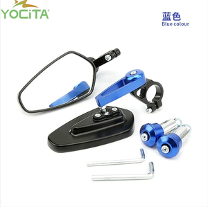 YOCITA YCT-HHJ-005 Espejos Retrovisores de Aluminio de 22mm para Motocicleta, Accesorios para Motocicleta, Visión de Campo Mejorada, Retrovisores Laterales YCT-HHJ-005 - Product Image 3