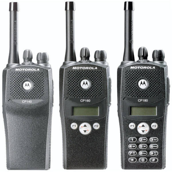 Motorola CP140 Portable Handheld Radio Long Range Commercial Two Way Radio Analog Walkie Talkie for Business Communication