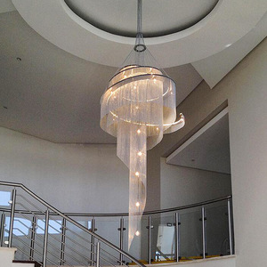 New Creative Pendant Lighting Wedding Hotel Decorative Modern Rotating Tassel Designer <b>Chandelier</b> - Product Image 6