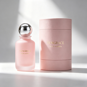 Etiqueta Personalizada, Botella de Perfume de Vidrio Cosmética Negra de Lujo de 30 <span class=keywords><strong>ml</strong></span>, <span class=keywords><strong>50</strong></span> <span class=keywords><strong>ml</strong></span>, 100 <span class=keywords><strong>ml</strong></span>, Vacía, para Pintura, con Tapa y Caja de Empaque - Product Image 4
