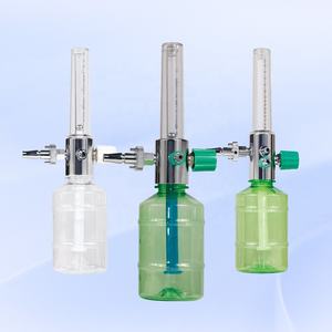 Inhalateur d'oxygène de type mural utilisé par hôpital en gros Régulateur de pression d'oxygène médical avec débitmètre d'oxygène et bouteille d'humidificateur - Product Image 2