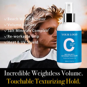 <span class=keywords><strong>Spray</strong></span> <span class=keywords><strong>de</strong></span> Sal Marina <span class=keywords><strong>de</strong></span> Lujo Personalizado con Coco y Aloe Vera para Cabello Rizado y Extensiones, Protección Contra el Calor, Texturizador y Voluminizador - Product Image 2