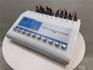 Electroestimulador Muscular TENS <span class=keywords><strong>EMS</strong></span> Russian Waves, Máquina de Gimnasia Pasiva, 10 Canales - Product Image 6