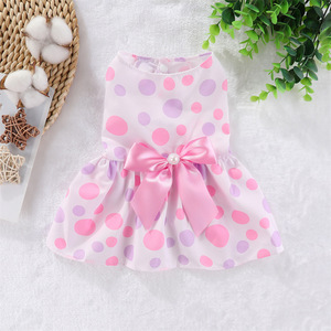 Abbigliamento Fresco <span class=keywords><strong>per</strong></span> Cani e Gatti Primavera Estate, Vestito con Motivo Animale Cartoonesco <span class=keywords><strong>per</strong></span> Teddy, Pomerania, Bichon e Piccoli <span class=keywords><strong>Animali</strong></span> - Product Image 3